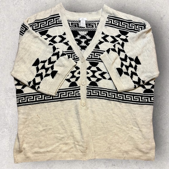 Ellos Women’s Button Up Sweater 2X 100% Acrylic - Picture 1 of 7